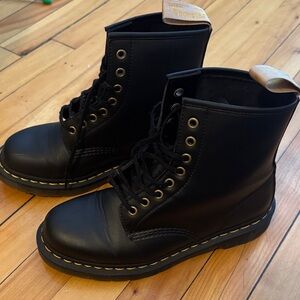 Vegan 1460 Dr. Martens Black Leather boots
